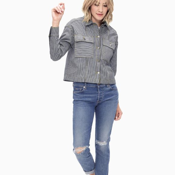 Splendid Jackets & Blazers - SPLENDID STARBOARD INDIGO STRIPE JACKET PERFECT!